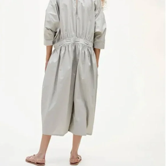 Black Crane Balloon Jumpsuit, M